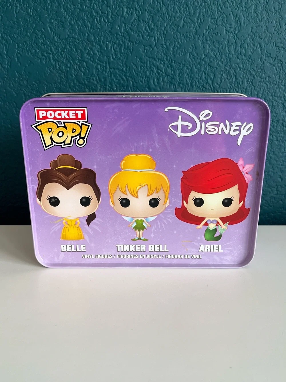 Funko Pocket Pop! Disney Princesses 3-Pack Tin #07 Tinkerbell Belle Ariel